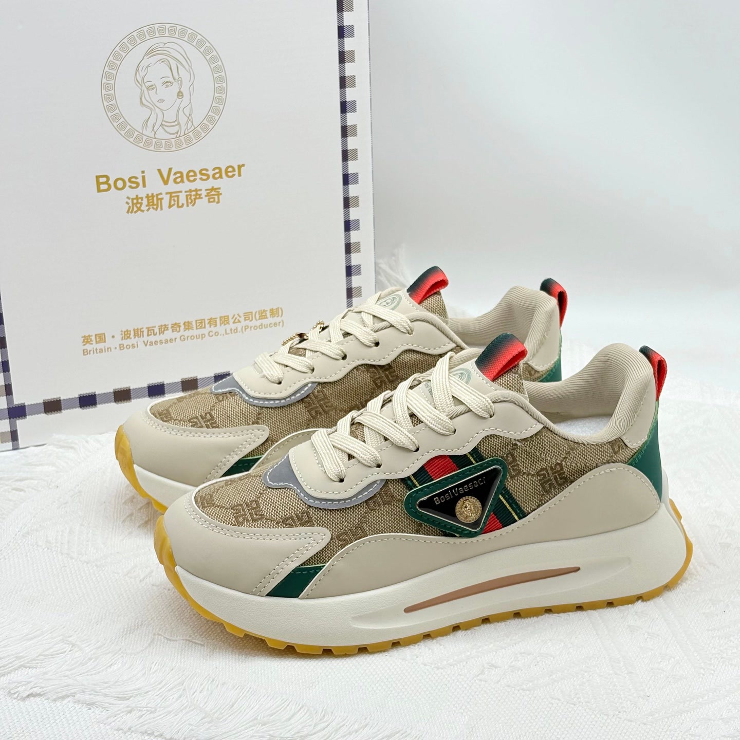 女无鞋头人造毛绒休闲女式时装单鞋平底鞋低跟[小于3cm]圆头女鞋