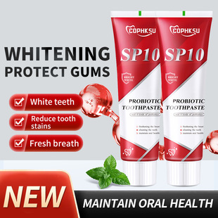 Cross-border SP-10 Whitening Tooth Stain-removing Toothpaste Probiotics Fresh Breath Improving Yellow Tooth-removing Toothpaste