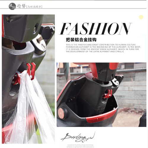 Motorcycle Modification Accessories Pedal Electric Bike Universal Aluminum Eagle Claw Front Object Hook Helmet Luggage Hook