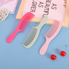 Simple Style Shampoo Comb Candy Color Plastic Comb Portable Travel Makeup Comb Home Use Comb Grooming Brush Gift
