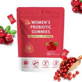蔓越莓软糖Female probiotic gummies60粒女性益生菌软糖跨境爆款