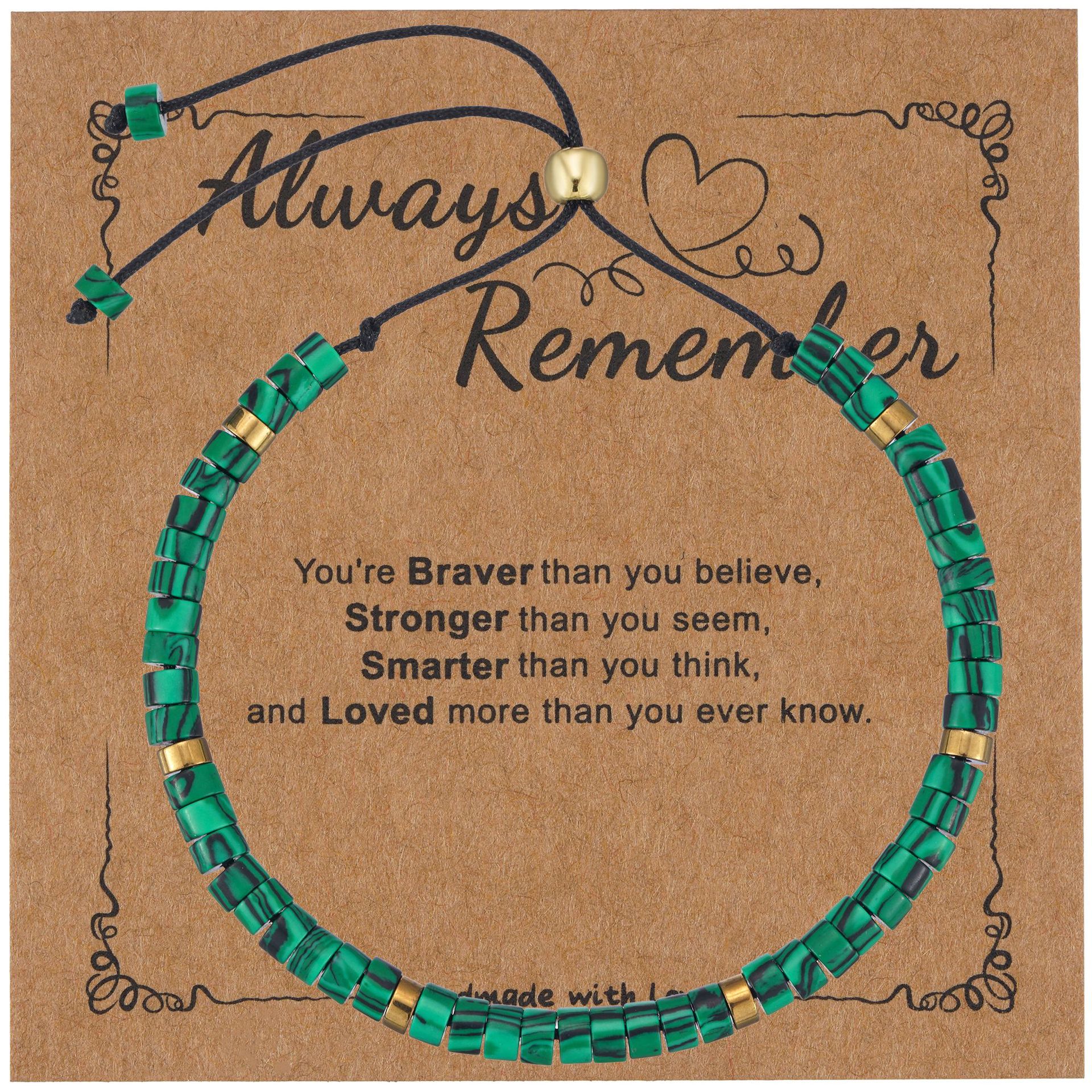 Cards malachite, bracelet