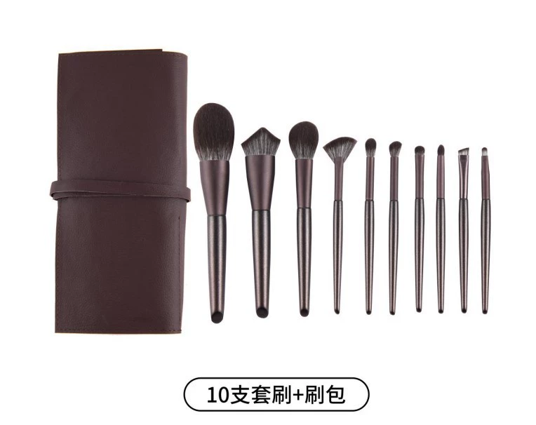 Contour Makeup Brush (Hanami) Multi-Size Sets — 10/14/16 pcs, roll case or pouch options