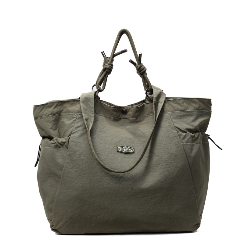 Bolsa de viaje de nylon lavable de gran capacidad nueva moda ocio universal bolsa de hombro de mujer
