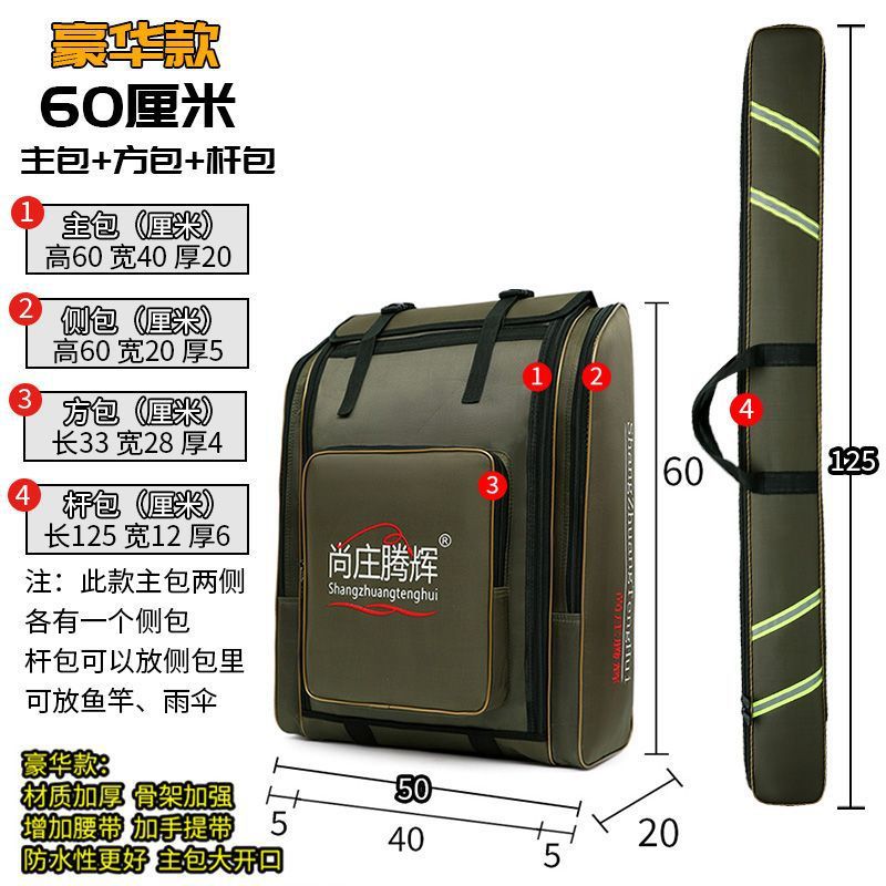 [모델] 밀리터리 옐로우 60 메인백 + 사각백 + 폴백 - Niutou 공장 하드코어 보조금