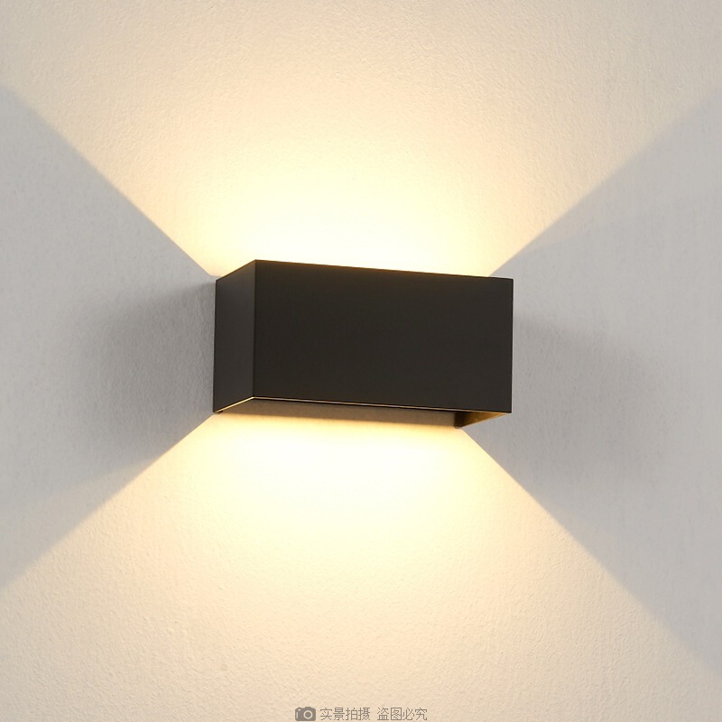 Outdoor Wall Light Waterproof Led Dimmable for Outdoor Stairs, Corridors, Entrance Doors, and Door Posts, Rectangular, Modern and Simple Outdoor Wall Light Waterproof Led Dimmable for Outdoor Stairs, Corridors, Entrance Doors, and Door Posts, Rectangular, Modern and Simple