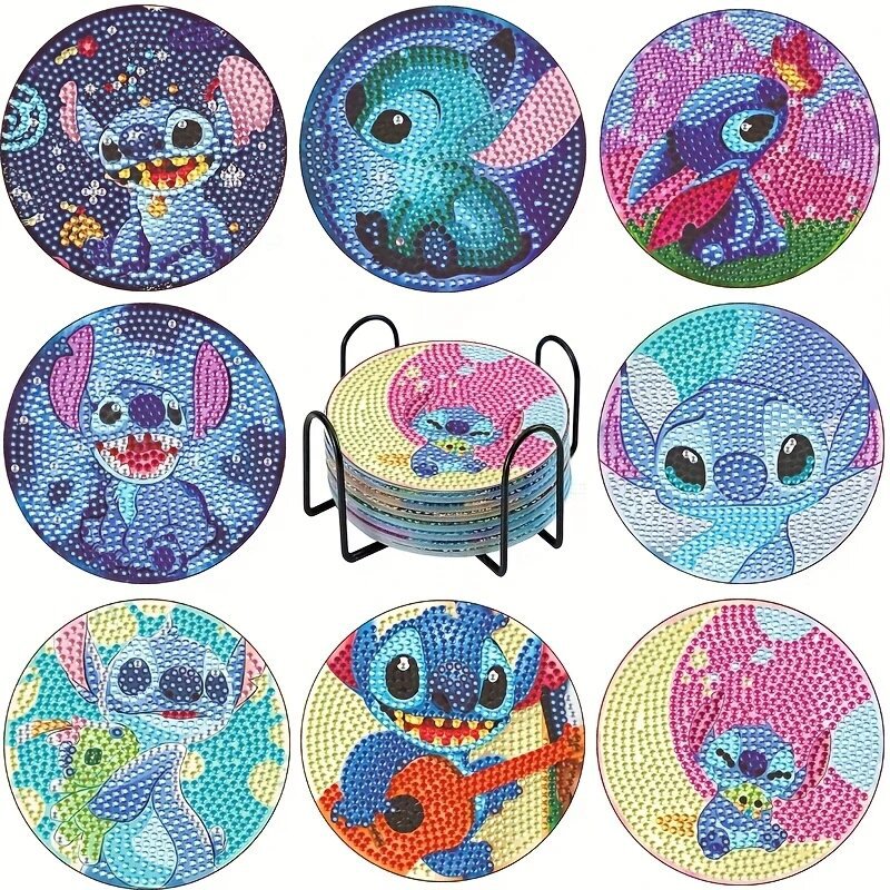 Transfronterizo para 5D pintura de diamantes artística cojín de taza creativo nuevo estilo de animación DIY pintura de diamantes decoración cojín de taza