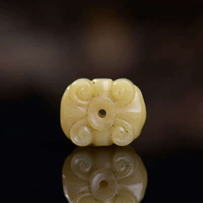 Natural Camel Bone Carving DIY: Zərgərlik ara hissələri - no-18