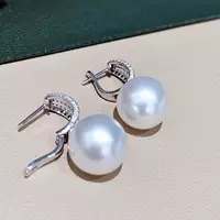 Бренд серьги из жемчуга, ловкий ретро журнал, аксессуар, стиль Chanel