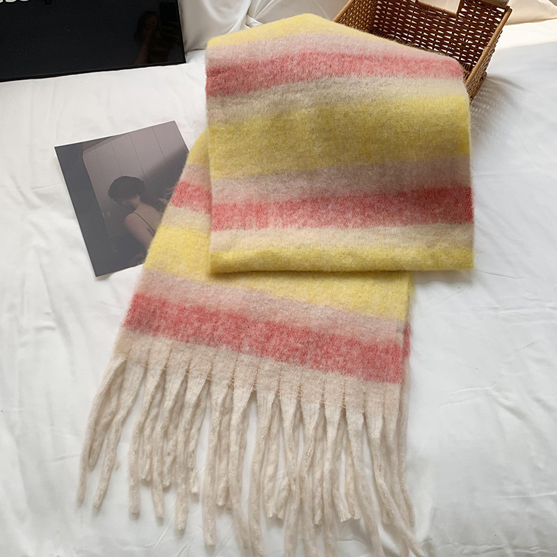 Bufandas de punto gruesas bufandas de invierno de alta calidad bufandas de cuello cálidas bufandas de caballo