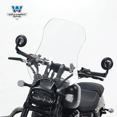 glass windshield windshield motorcycle modification – Motorcycle front windshield - pc-board-shatter-resistant-flash-350-transparent-thickness-5mm-height-55cm
