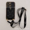 Diagonal card-black flower