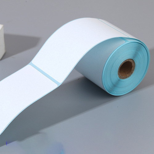Portable three-proof thermal sensitive pressure-sensitive label small roll label paper small core strong adhesive three-proof thermal sensitive label paper