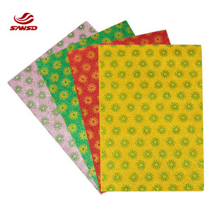 Sansda Eva Foam Material Glitter Powder Eva Sponge Sheet Glitter Adhesive Colorful Sticker Anti-Static Sound Insulation