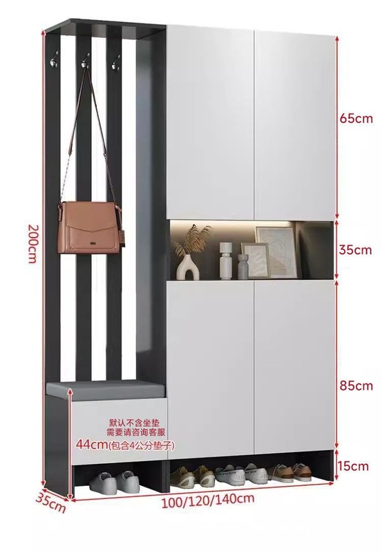 实木玄关柜入门鞋柜一体屏风隔断客厅遮挡隔断柜客厅双面屏风架|undefined