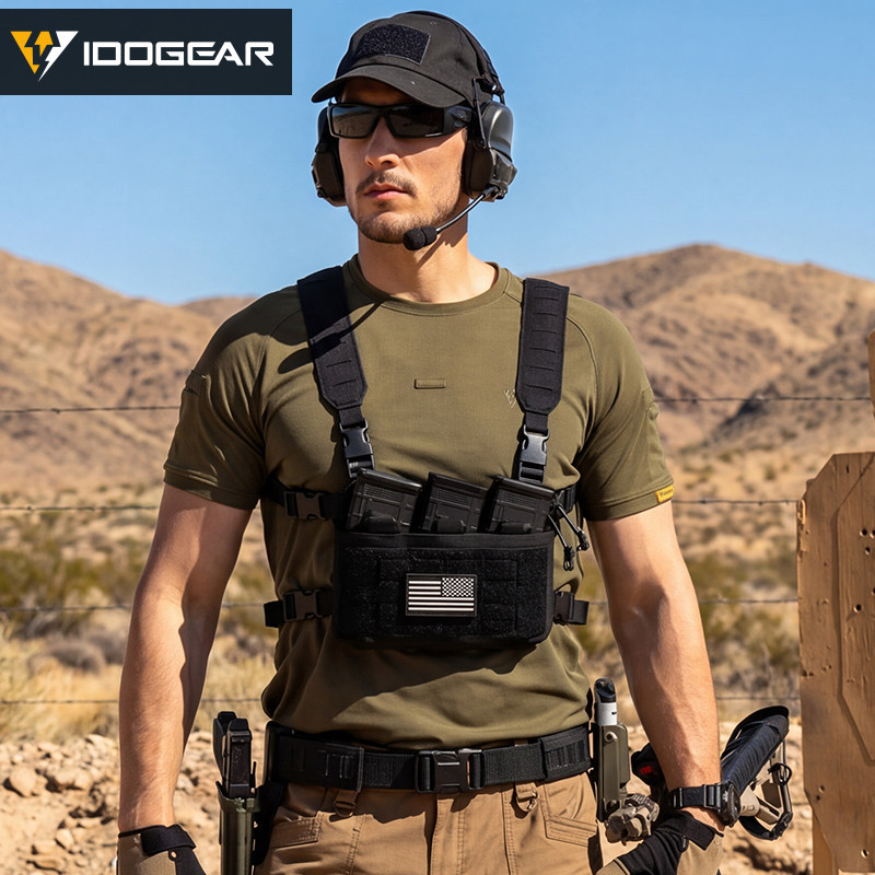 IDOGEAR Summer tactics travel breathable quick dry solid color…