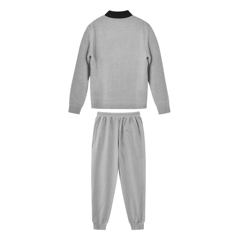 700g Weight Long Sleeve Sleeve Length Cotton Blend, Polyester Fabric Type Pants Sets Sets Type 2 Pieces Set Quantity Casual Occasion Collarless Neckline Regular Fit Fit Type Solid Color Pattern Spring, Autumn Season Men's Gender Simple Style Style Casual Men's Simple Style Solid Color Cotton Blend Polyester Pants Sets 75