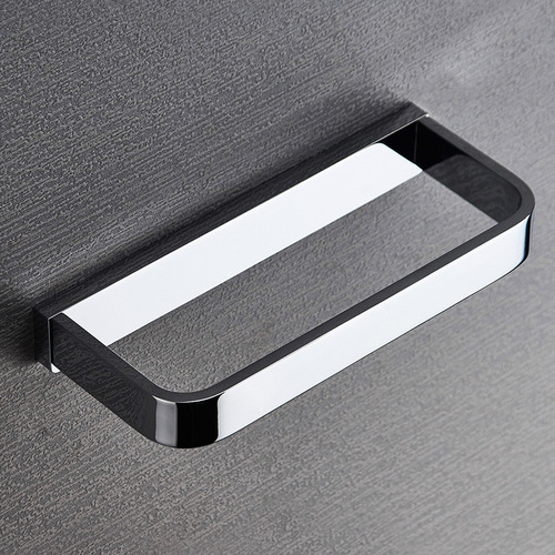 Brass towel rack towel ring bathroom towel storage rack all copper solid bathroom towel hanging ring simple punching