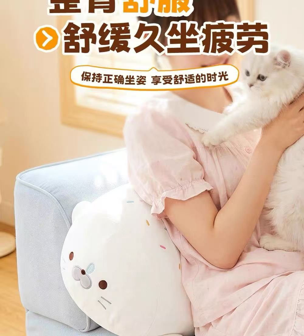 Cute and Adorable Three-Color Seal Plush Toy, Cute and Lovely, Fully Embroidered Sea Lion Doll, Home Decorative Pillow and Cushion