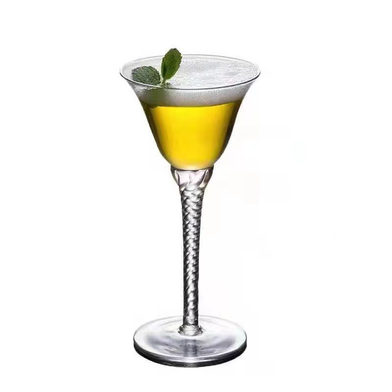 Hilo de estilo japonés Martini Cup tulipán copa de martini copa de vidrio taza de ajuste especial