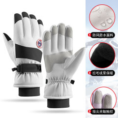 滑雪手套冬季男款女款戶外騎行防滑觸屏加絨加厚防寒保暖亞馬遜2H