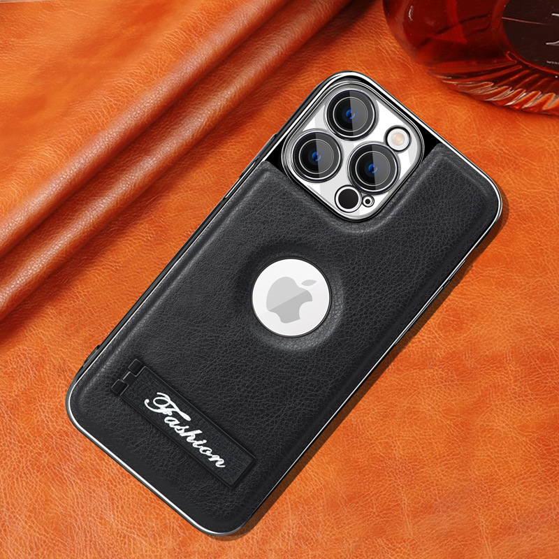 Ốp lưng iPhone 15 Pro Max chống sốc viền dày kèm miếng dán ống kính, tương thích giá đỡ từ tính — [Màu đen★Giá đỡ da tiêu chuẩn lộ thiên] đi kèm với màng thấu kính ◆◆ Quy trình mạ điện, 【Màu xanh lam★Giá đỡ da tiêu chuẩn lộ thiên] đi kèm với màng thấu kính ◆◆ Quy trình mạ điện, Màu nâu★Giá đỡ da tiêu chuẩn lộ thiên] đi kèm với màng thấu kính ◆◆ Quy trình mạ điện, 【Màu tím sẫm★Giá đỡ da tiêu chuẩn lộ thiên] đi kèm với màng thấu kính ◆◆ Quy trình mạ điện
