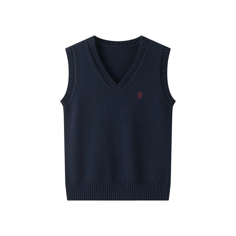 Navy blue embroidery [one vest]