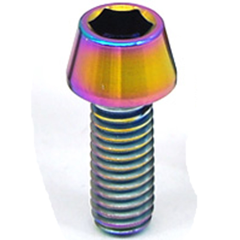 チタン合金テーパーヘッド六角ネジm8x16/20/25/30/35/40自転车バイク用