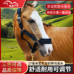 馬籠頭耐摩耗性ナイロン編みベルト調節可能なサイズ馬頭カバー