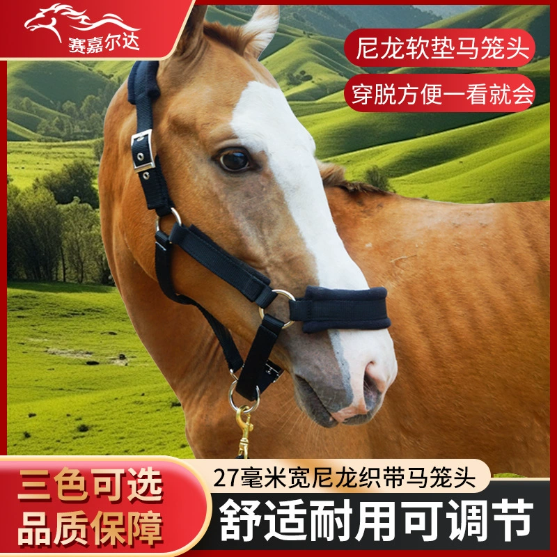 Wear-resistant nylon woven adjustable pony, helmet