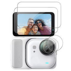 适用影石Insta360 Go Ultra钢化膜显示屏膜镜头水凝膜贴膜配件