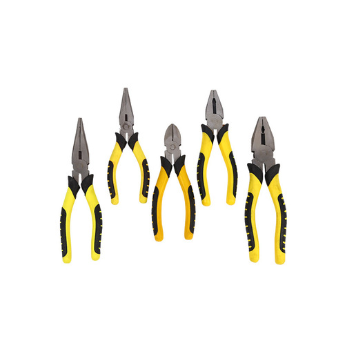 Manufacturer supply tiger leather handle pliers industrial grade 6 inch 8 inch wire pliers needle nose pliers diagonal nose pliers home maintenance