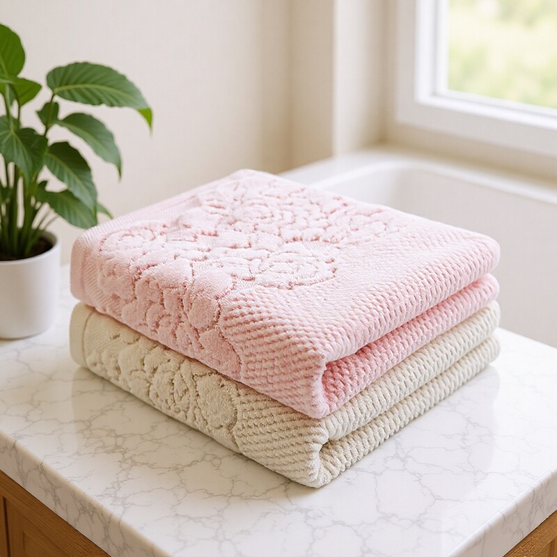 Gold genuine goods Large-size Soft Absorbent Pure Cotton Cut Velvet Towel for Face and Bath Thickened Comfortable Skin-friendly Household Towel