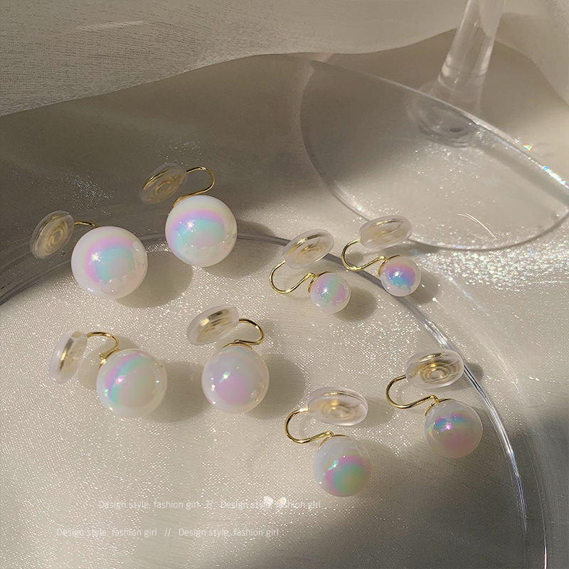 Merenfish Ji Pearl clip para la oreja sin orejas perforadas