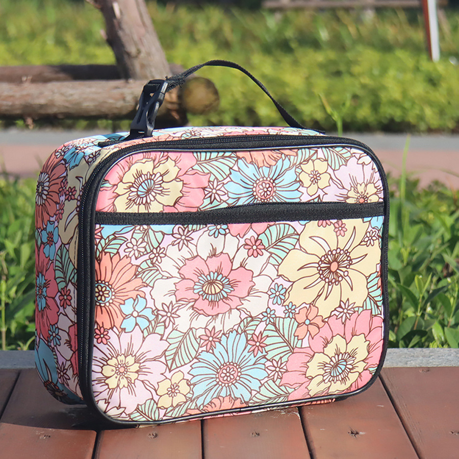 Bolso bento transfronterizo, bolsa aislante portátil, caja de almuerzo para estudiantes engrosados, bolsa de comida, se puede obtener al por mayor de fabricantes de equipaje personalizado