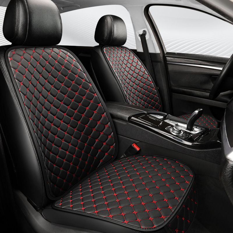 Cojín de asiento de automóvil transfronterizo, cojín de asiento de cuero de tres piezas, cojín de asiento de automóvil de cuero, asiento de automóvil general