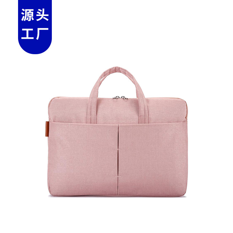 Factory 14inch Tablet Computer Protective Case Women's Laptop Bag Hand-Carrying Women's Briefcase Large Capacity