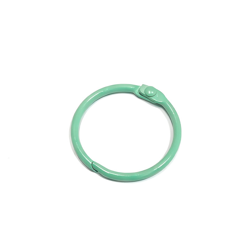 Color macarón 30mm color laqueado anillo de encuadernación anillo de encuadernación calendario de escritorio anillo de encuadernación DIY