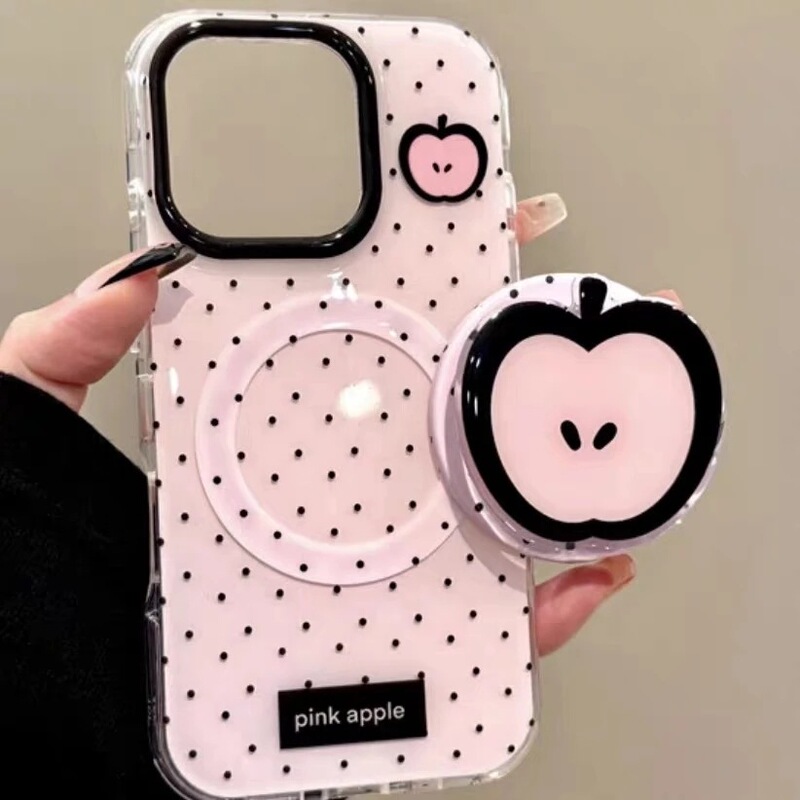 Puppy Suitable for Samsung S23Fe Mobile Phone Case S25Ultra/S24Plus Double-Layer Magnetic Suction 3 Apple 17Promax