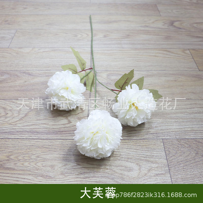 Flores artificiales blancas al por mayor para bodas, decoraciones de flores falsas, accesorios para techos de hoteles, flores artificiales blancas para celebraciones de bodas en salones de boda. image 13