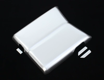 Şüşə kənarı xromları/moldingləri — LC300 modified car window net front - armrest-box-decorative-stickers-4-asian-silver