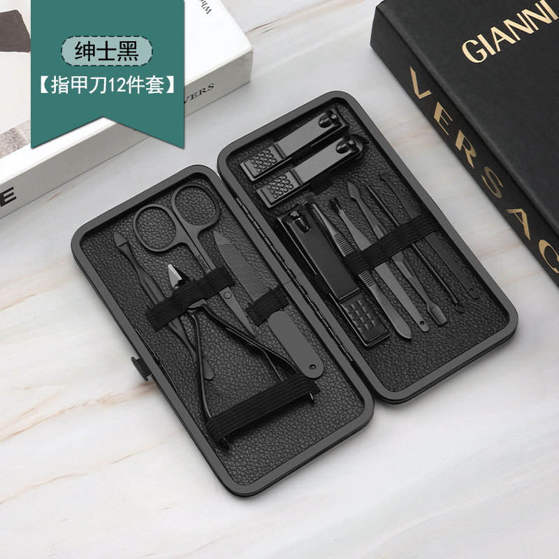 Calidad-gentleman Black 12-piece Set