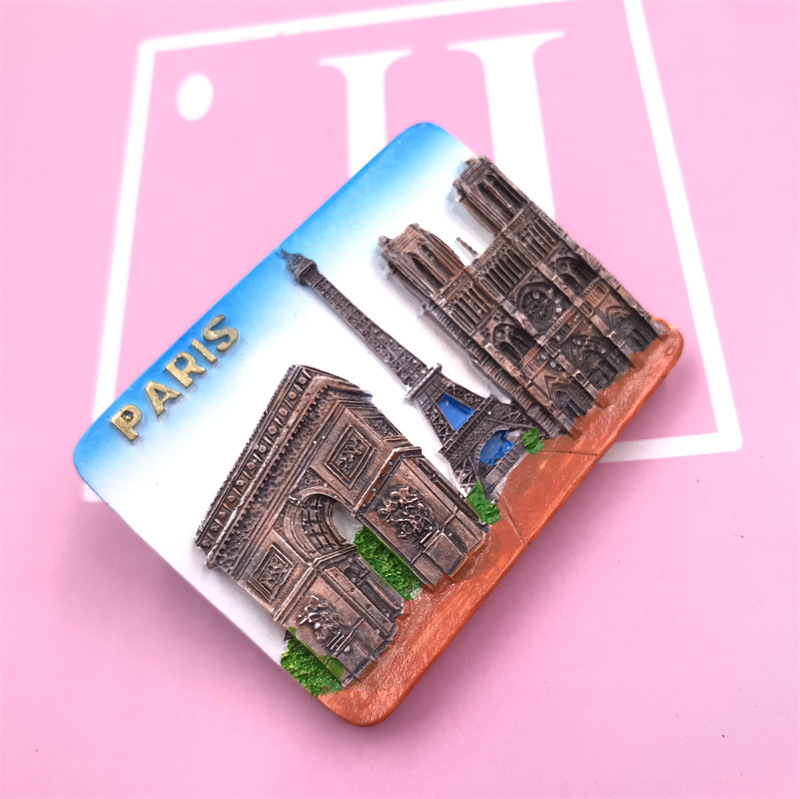 Simple Style Building Synthetic Resin Refrigerator Magnet Artificial Decorations display picture 2