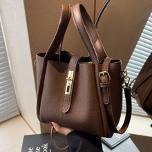包包斜挎包女跨境Сумка高级感复古时尚菜篮子水桶单肩手提包