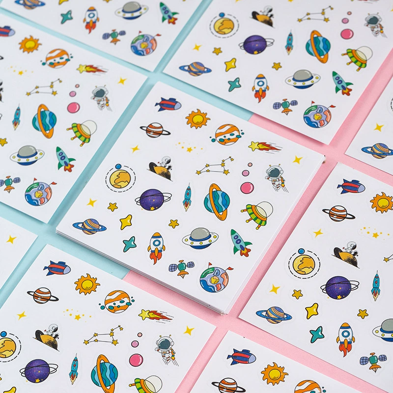 Астронавт космической серии Мультяшные наклейки милые Креативные Игрушки для мобильного телефона наклейка живопись DIY чашка Водонепроницаемая наклейка