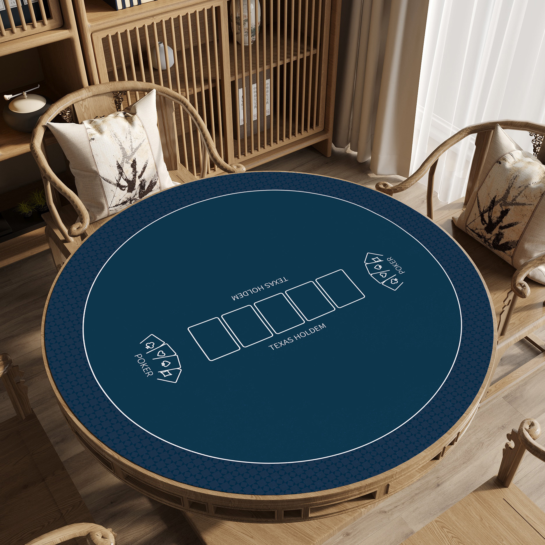 우아한 포커 블루