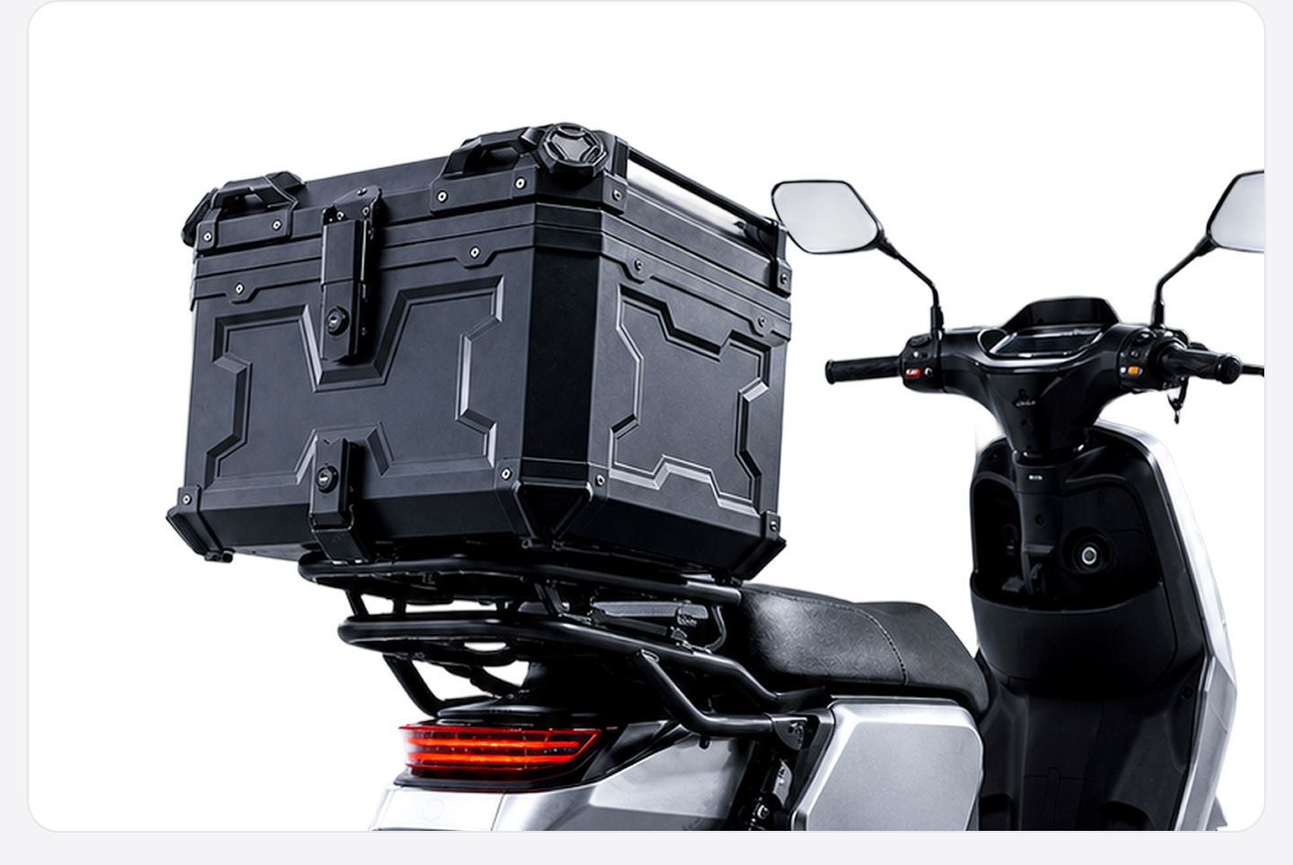 Motorcycle Universal Trunk X Model 45L 55L 65L Non-Aluminum Alloy Pp Rear Trunk No.9 Abs Tool Box