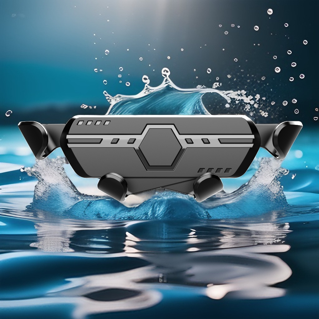 New car mobile phone bracket car air outlet one-word universal gravity navigation snap-on car mobile phone bracket