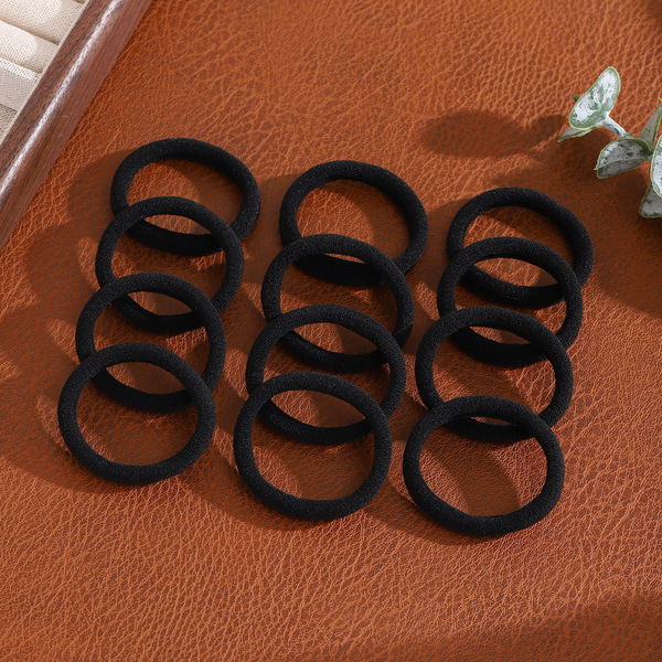 Adult towel ring hair ring black head rope seamless base base rubber band hair rope manufacturers wholesale