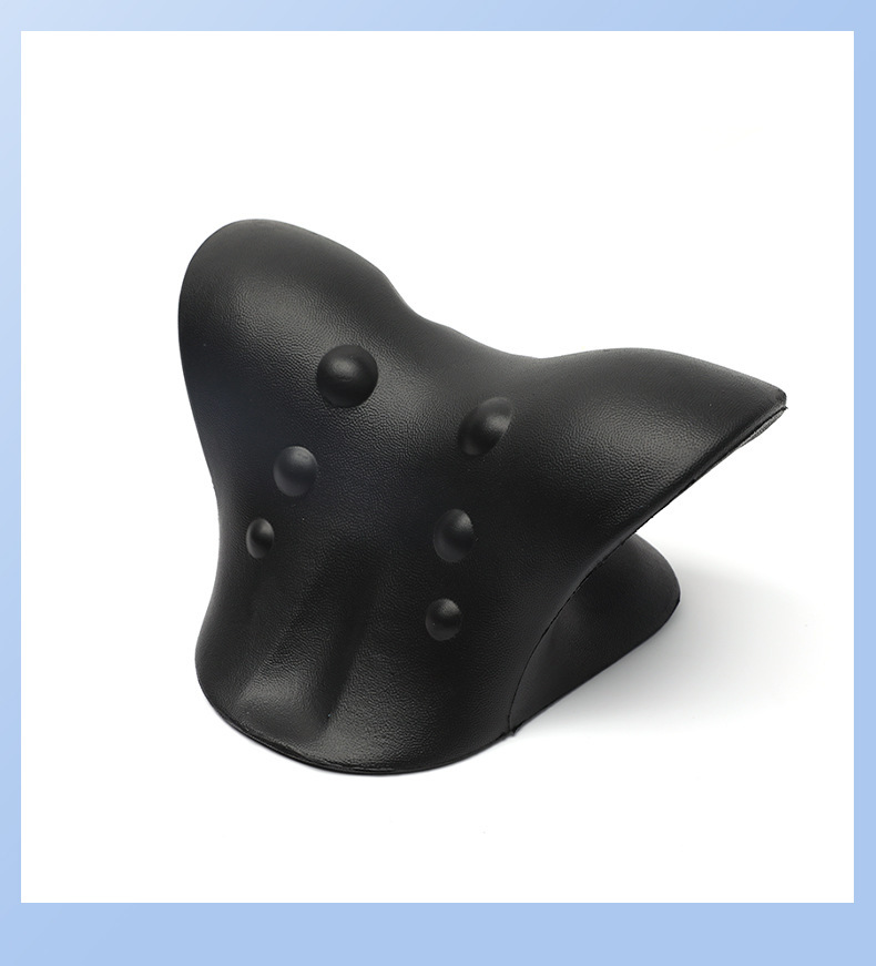 블랙 플랫 바닥 경적 베개